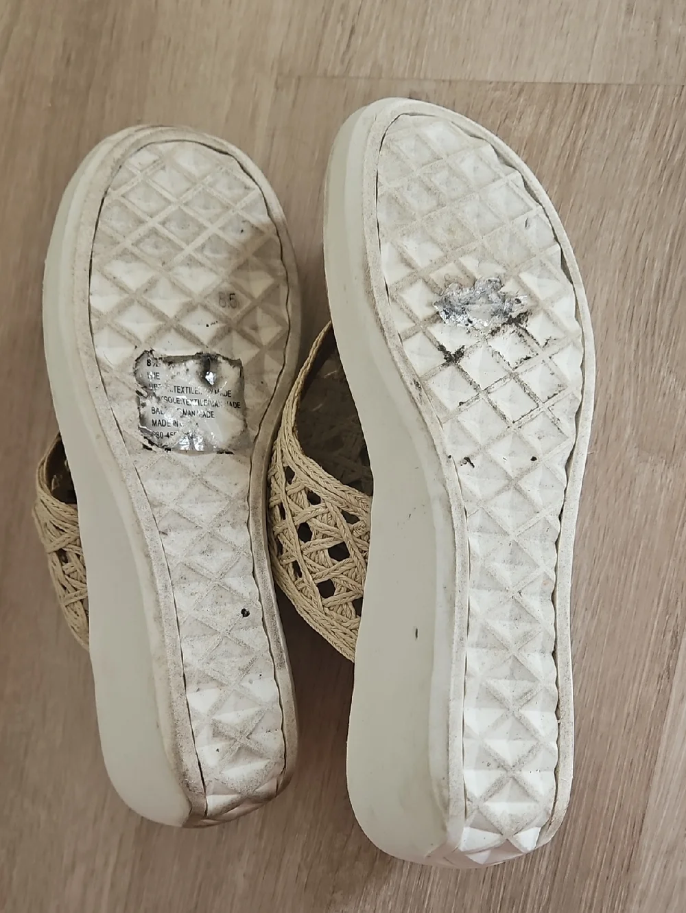 Aerosoles Woven Raffia Slide Sandals in Natural - Picture 4 of 4